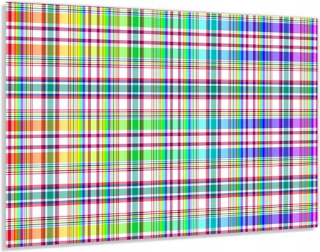 Alasta Panel Szklany Hartowany 90x70 Siatka Kolorów