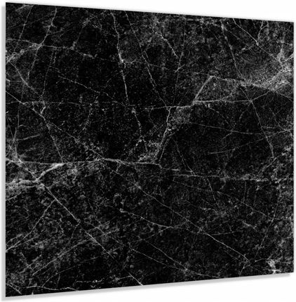 Alasta Panel Szklany Hartowany 60x70 Czarny Marmur