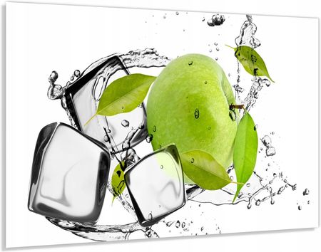 Alasta Panel Szklany Hartowany 90x60 Zielone Jabłko Lód