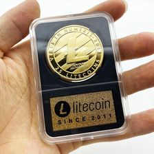 Moneta Litecoin Ltc Kryptowaluta Złota Btc - Numizmatyka