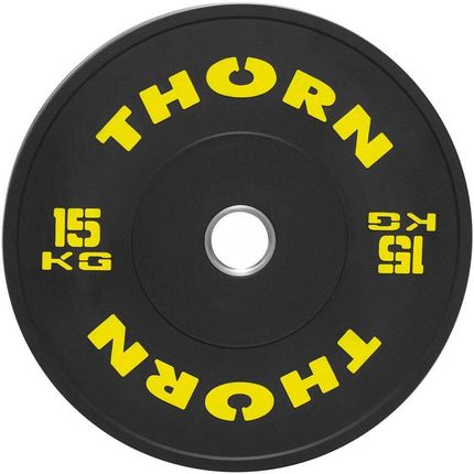 Thorn Fit Talerz Olimpijski Do Sztangi Training Plate 15kg Czarny Żółty