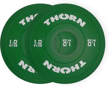 Thorn Fit Obciążenie Do Sztangi Fractional 2X1kg  Zielony