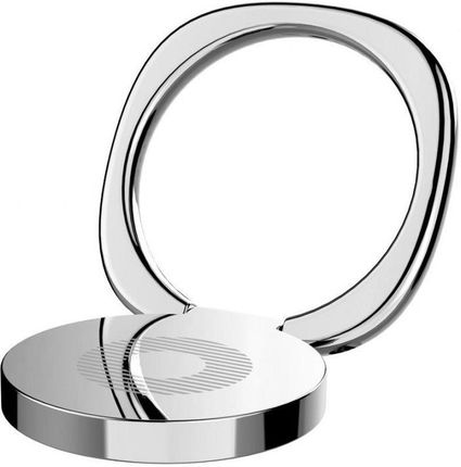 Baseus Uchwyt Pierścień, Ring Holder Privity Do Telefonu (Srebrny)