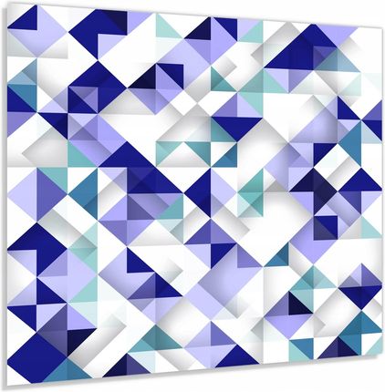 Alasta Panel Szklany Hartowany 60x50 Trójkąty Kwadraty