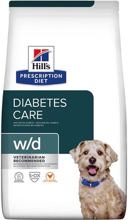 Hill'S Prescription Diet Canine Low Fat Diabetic W/D Sucha Karma Dla Psa 2X10Kg