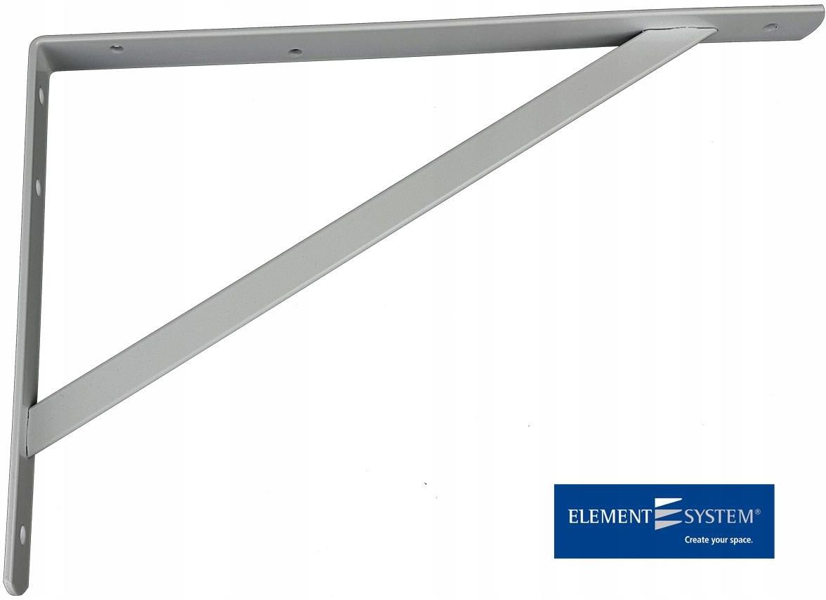 ELEMENT SYSTEM WSPORNIK PÓŁKI PÓŁEK POD PÓŁKĘ SREBRNY 30 DO 150KG 4426010 - zdjęcie 3 ELEMENT SYSTEM WSPORNIK PÓŁKI PÓŁEK POD PÓŁKĘ SREBRNY 30 DO 150KG 4426010