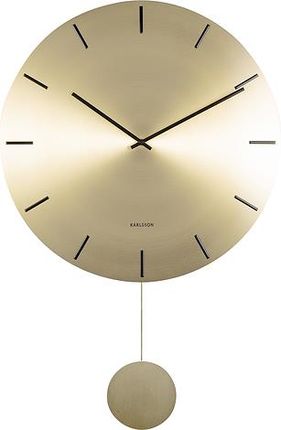Karlsson Zegar Ścienny Impressive Pendulum Złoty (Ka5862Gd)