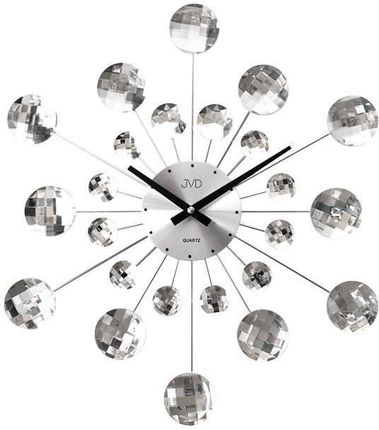 Jvd Zegar Ścienny Z Kryształkami Średnica 48 5Cm (Ht4641)