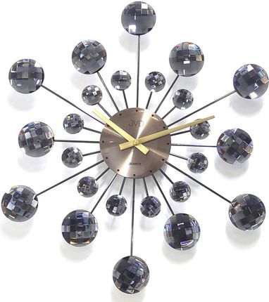 Jvd Zegar Ścienny Z Kryształkami Średnica 48 5Cm (Ht4642)