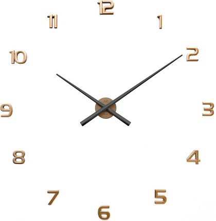 Jvd Zegar Ścienny Naklejany Na Ścianę Szybęróżowe Złoto Mat (Ht4653)