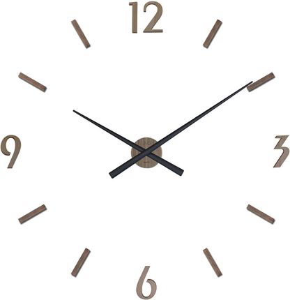 Jvd Zegar Ścienny Naklejany Na Ścianę Szybębrązowy (Ht4673)