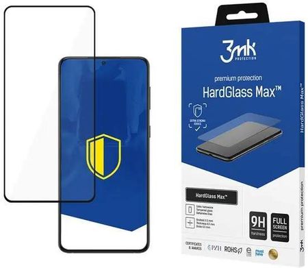 3MK HardGlass Max Sam Galaxy S21 FE czarny/black
