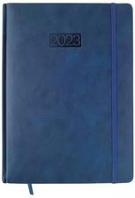 Kalendarz 2023 lux elegance z gumką A4 dzienny niebieski V2 - AVANTI