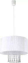 Lampa wisząca Wenecja biała E27 1x60W - Lampy sufitowe handmade