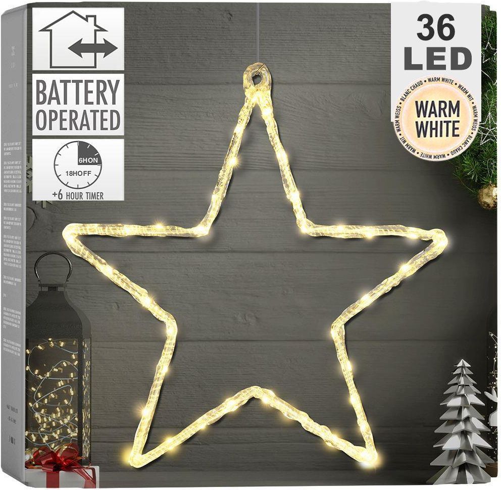 Vilde Gwiazda Świąteczna Świecąca 36 Led 40 Cm 12983 - Opinie i ...