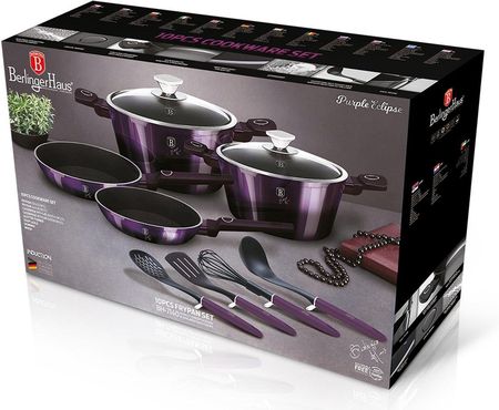 Berlinger Haus Zestaw Garnków 10 El. Purple (Bh7140) - zdjęcie 2