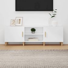 Zdjęcie Vidaxl Szafka Pod Tv Biała 150X30X50 Cm Materiał Drewnopochodny 812618 - Kazimierza Wielka