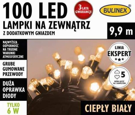 Bulinex Lampki Led 100L 9,9M Ciepły Biały 3003