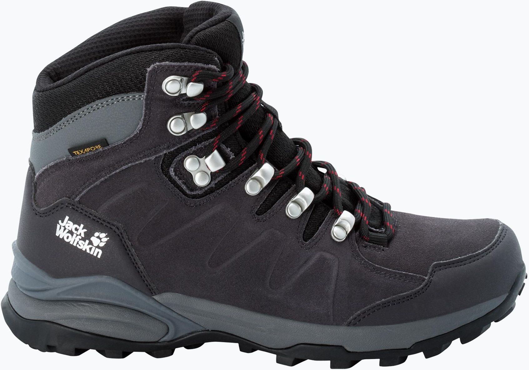 Buty trekkingowe Jack Wolfskin Refugio Texapore Mid Szare 4050871