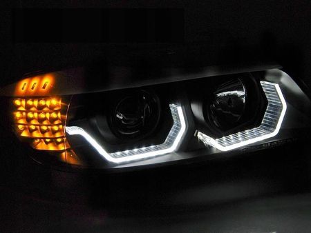 Junyan Lampy Bmw E90 E91 05-08 3D Led Black Ringi LPBMK8