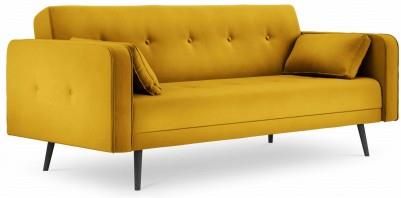 Beso Kompaktowa Sofa Rozkładana Jasper Musztardowa 9481