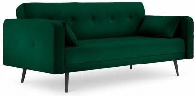 Beso Kompaktowa Sofa Rozkładana Jasper Butelkowa Zieleń 9482