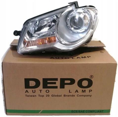 Lampa przednia Depo Vw Touran 07- Lift Reflektor Lampa Przód 957909-E X ...
