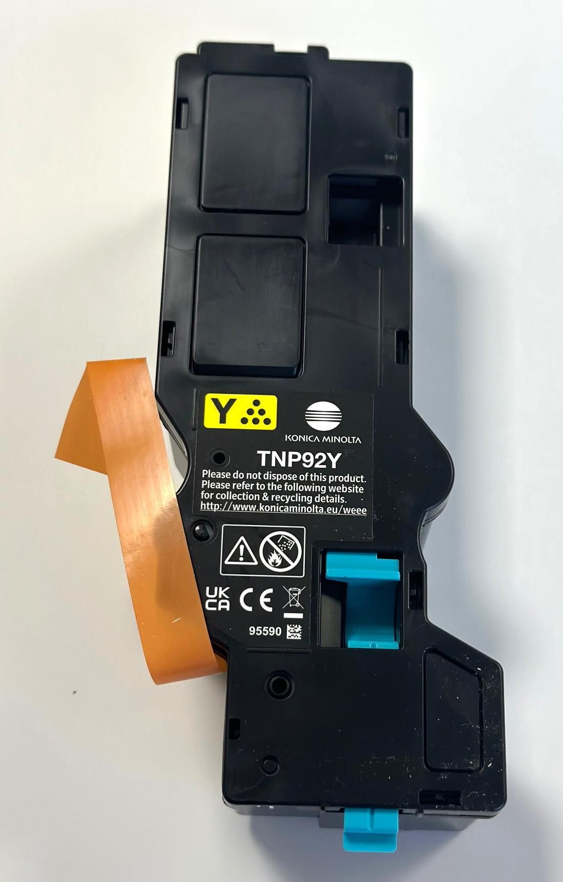 Konica Minolta TNP92C (TNP-92C) Cyan Toner Cartridge, Genuine (G4876