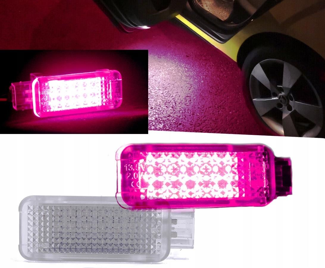 Audi Rozowe Led Podświetlenie Drzwi Audi A3 A4 A6 Różowe Pink - Opinie i ceny na ...