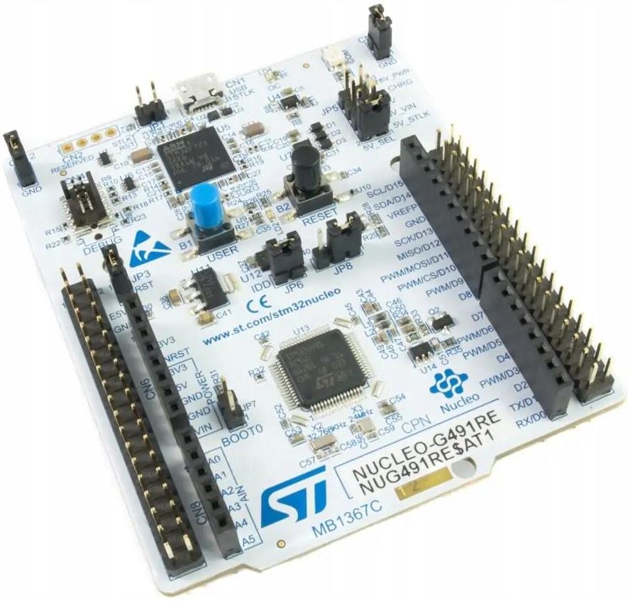 Mikrokontroler STMICROELECTRONICS STM32 NUCLEO-G491RE STM32G491RET6 ARM ...