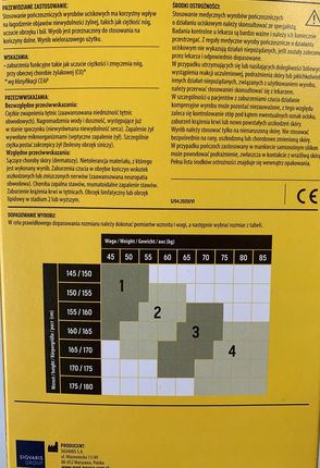 PANI TERESA MEDICA POŃCZOCHY UCISKOWE PROFILAKTYKA PANI TERESA CZARNE PT0486C2 - zdjęcie 3