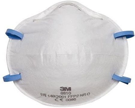 3M 8810 FFP2, RESPIRATOR CZĄSTEK STAŁYCH W KSZTAŁCIE KUBKA - 3-PAK