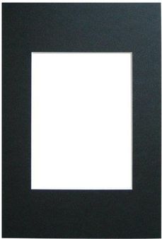 WALTHER DESIGN PASSE-PARTOUT, FORMAT PASSE-PARTOUT 40X60 CM, FORMAT OBRAZU 30X45 CM, CZARNY