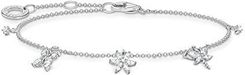 Thomas Sabo   Braccialetto argento sterling zirconia_cubica Donna, Oro, 19cm   A2029 414 14 L19V