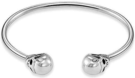 THOMAS SABO REBEL AT HEART BRANSOLETKA Z CZASZKAMI, SREBRO WYSOKIEJ PRÓBY 925, 18 CM, AR082-637-12-XL