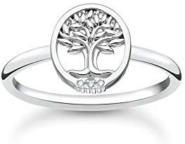 THOMAS SABO Collana Tree Of Life – Ciondolo In Argento 925 Con Zirconia Cubica (KE2214-051-14)