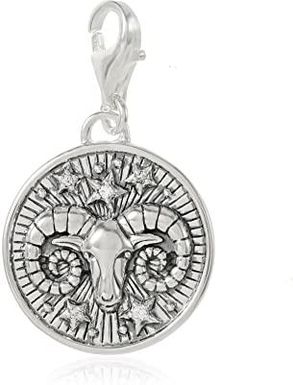 THOMAS SABO DAMSKI MĘSKI WISIOREK CHARM, ZNAK ZODIAKU, BARAN CHARM CLUB, SREBRO WYSOKIEJ PRÓBY 925, 1640-643-21