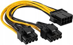 Zdjęcie Akyga Adapter Kabel Pci-E 8-Pin / 2X 6+2-Pin (Akca81) - Krynica-Zdrój