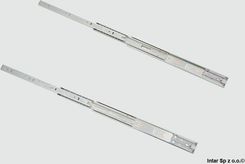 Prowadnica kulkowa H-45 mm, 422.02.383, L-400 mm, 30 kg, PUSH TO OPEN, Pełny wysuw, Ocynk, HAFELE