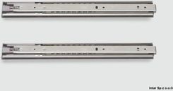 Prowadnica kulkowa H-45 mm, 422.02.382, L-350 mm, 30 kg, PUSH TO OPEN, Pełny wysuw, Ocynk, HAFELE