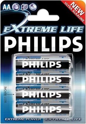 Philips Extremelife battery LR6-P4/12B (LR6-P4/12B)
