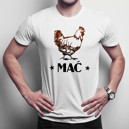 Kura Mać - męska koszulka na prezent