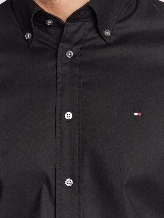 Tommy Hilfiger Koszula Flex MW0MW29969 Czarny Regular Fit - zdjęcie 1 Tommy Hilfiger Koszula Flex MW0MW29969 Czarny Regular Fit