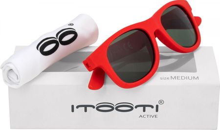 Tootiny Okulary Dla Dzieci Itooti Classic M Czerwone