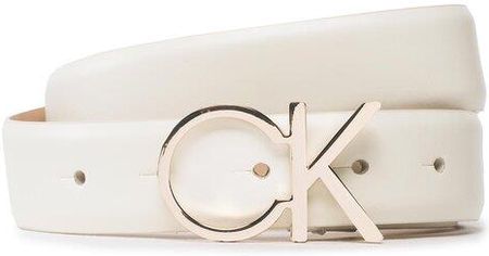Calvin Klein Pasek Damski Re-Lock Ck Logo Belt 20Mm K60K610157 Biały