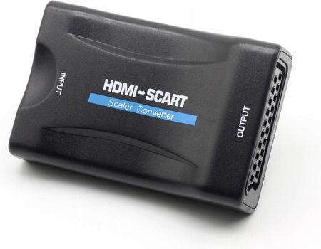 HDMI 1080P NA SCART ADAPTER KONWERTER AUDIO WIDEO (HDMI1080PNASCARTADAPTERKONWERTER)