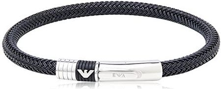 EMPORIO ARMANI EGS162400119 BRANSOLETKA, 21 CM, CZARNY