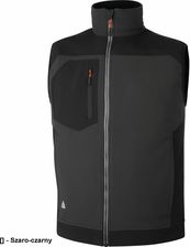 Delta-Plus Holen - Kamizelka Softshell Z Poliestru I Elastanu 3 Warstwy Laminowane Granatowo-Czarny L