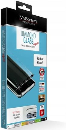 Ms Diamond Glass Edge 3D Sam G998 S21 Ultra Czarny