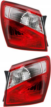 Tyc Nissan Qashqai J10 10-14 Lampy Tylne Komplet Nowe 2714870E + 2714880E